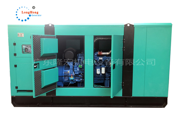 Super silent Weichai power diesel generator set 180KW self-excitation brushless diesel engine