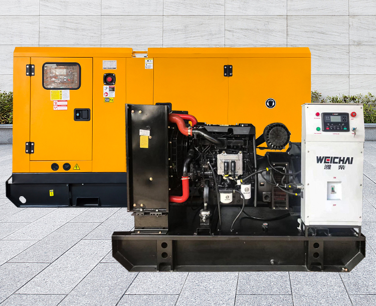 80KW潍柴动力柴油发电机组 全铜无刷带四保护柴油机