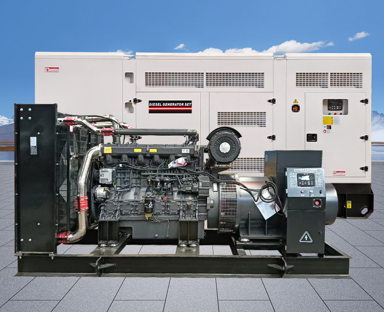 600KW上柴股份柴油发电机组，SC27G900D2动力，适用于大型厂矿企业