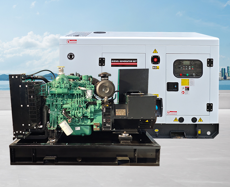 24KW/30KVA一汽解放发电机组，4DW92-39D发动机，住宅小区可靠备用电源