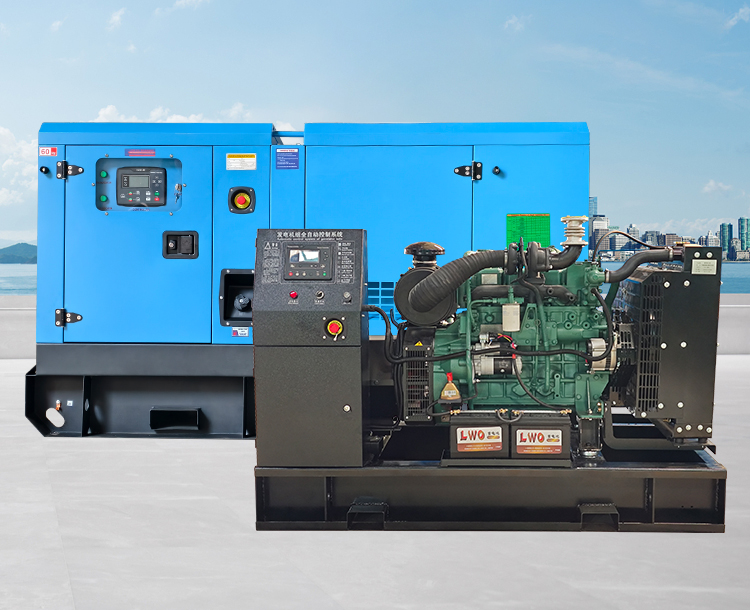 32KW/40KVA一汽锡柴柴油发电机组，4DX21-53D发动机，连续运行低油耗设计