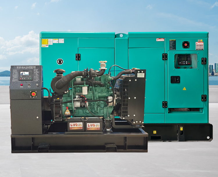 100KW125KVA一汽锡柴柴油发电机组，CA6DF2-17D动力，6缸直列运行平稳