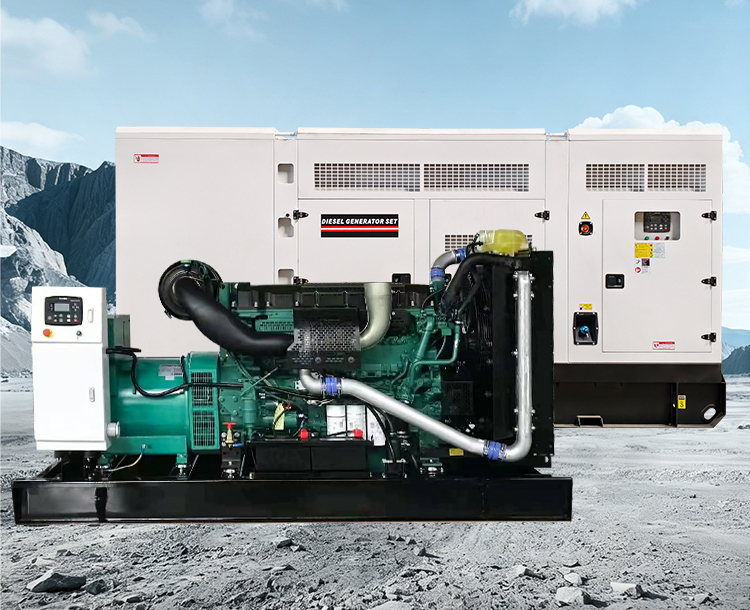 沃尔沃480KW600KVA柴油发电机，TWD1652GE发动机，大型工业企业首选